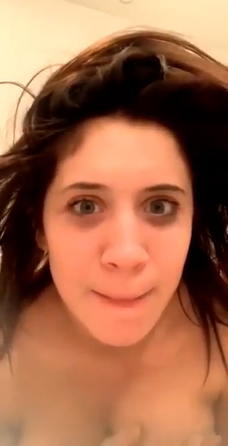 Lizzy Wurst Nude In Bathroom