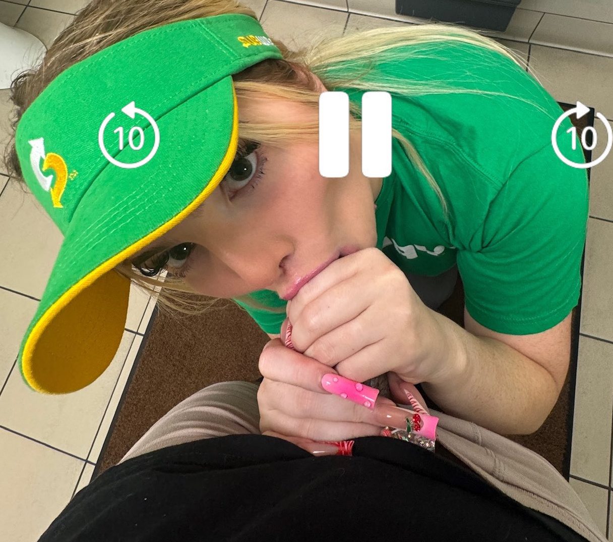 Moreofmariah Subway Blowjob In Bathroom