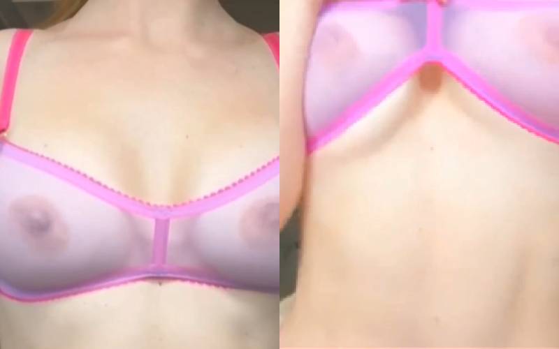 Amanda Cerny Nude See-Through Lingerie Video