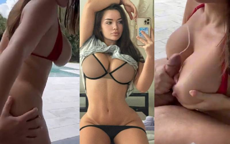 Genesis Lopez Nude Poolside Riding Sex Tape