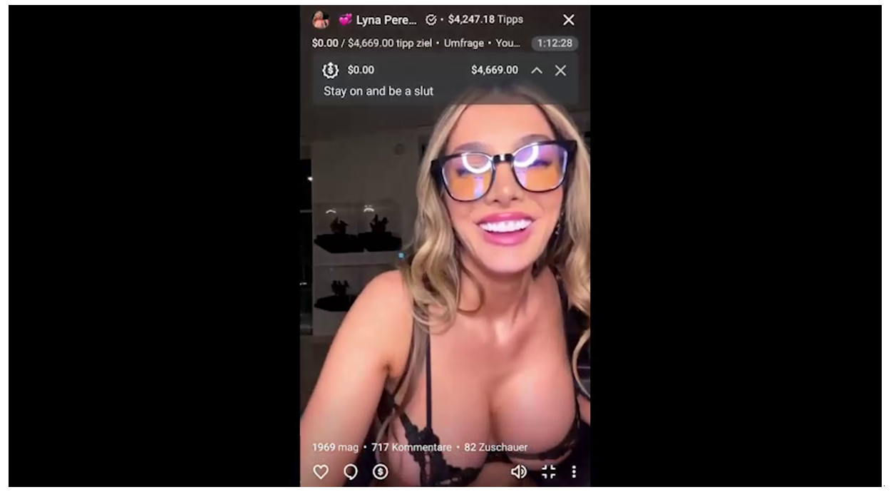 Lyna Perez February Livestream Video