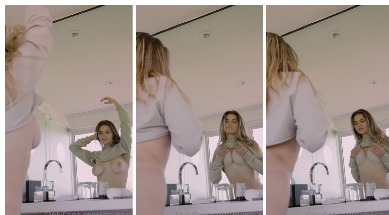 Megnutt02 Mirror Nipple Flash Video