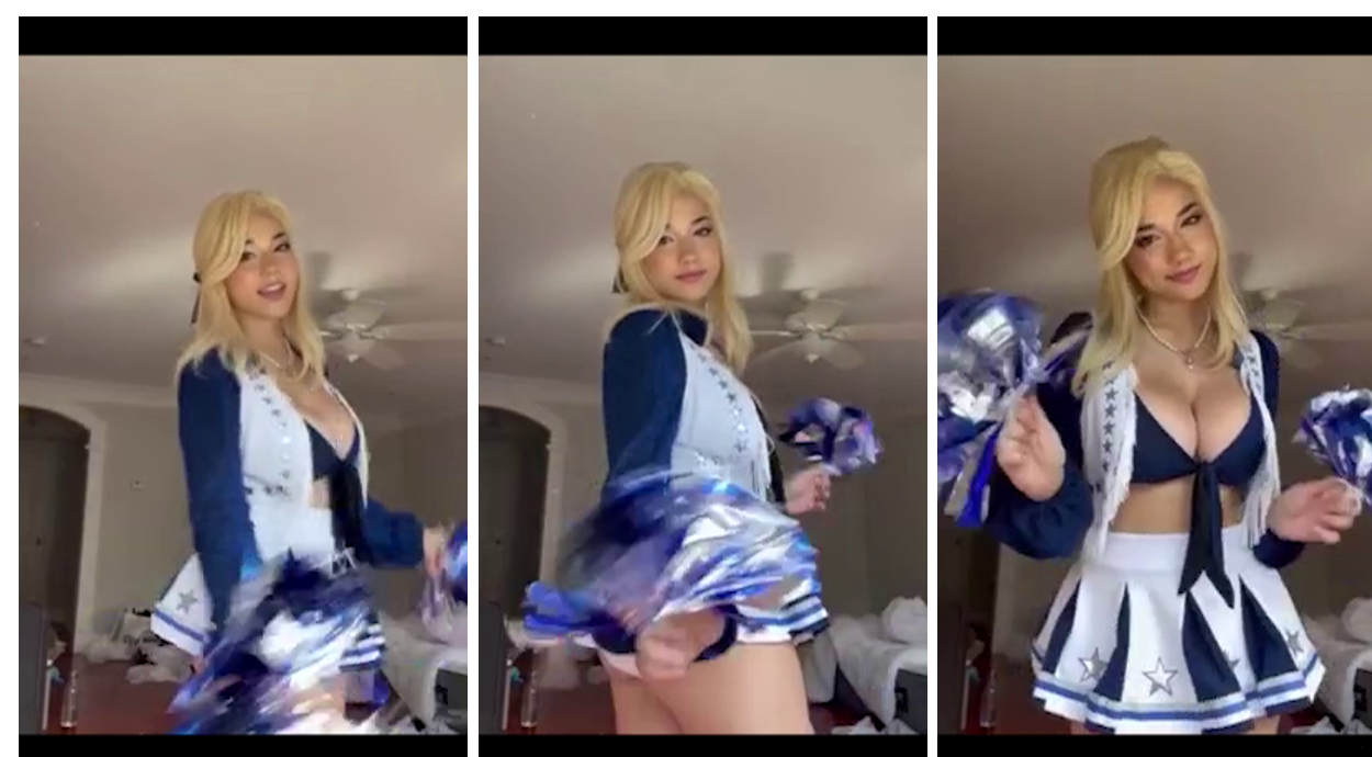 Sofia Gomez Cheerleader Trending Video