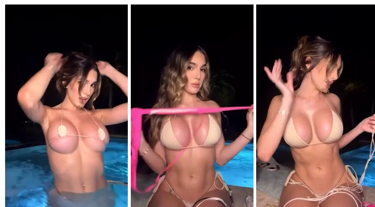 Lyna Perez Live NUDE Pool Stream
