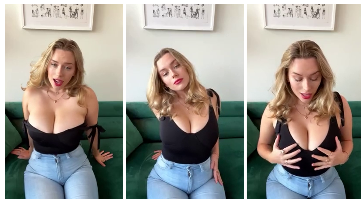 Avalon Hope Nude Boobs Squeeze Onlyfans Video