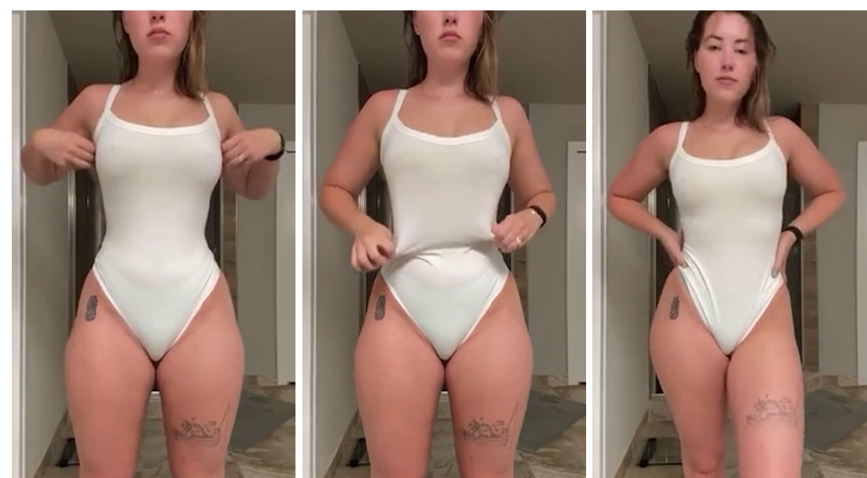 Pineapplebrat White Body Suit Onlyfans video Hot